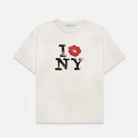 I Kiss NY Vintage White T-Shirt