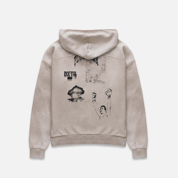 NY Sketch Oat Marl Hoodie