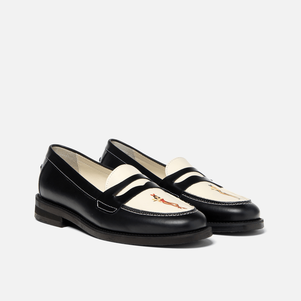 WILDE Playboy Sketch IV Penny Loafer - Women's | DUKE + DEXTER