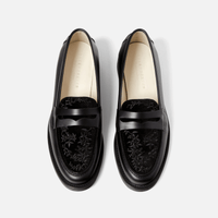 Wilde Black Vine Penny Loafer - Women's