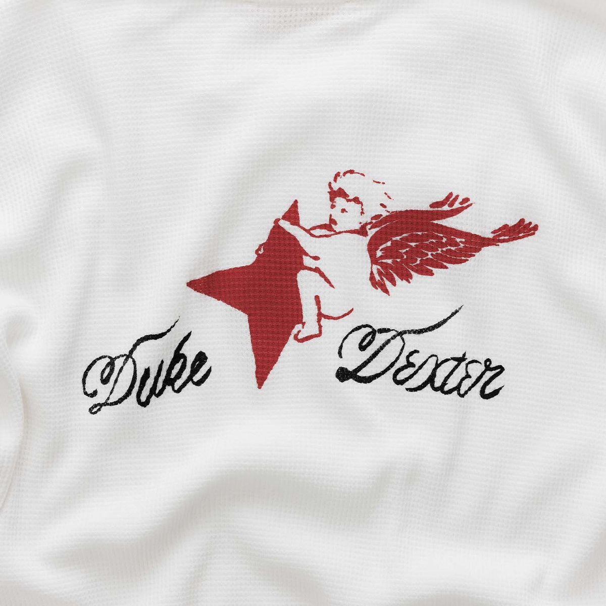 Duke Cherub Vintage White Waffle Top