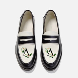 Hand-Painted Initial Penny Loafer - Men's