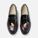 Hand-Painted Motif Penny Loafer - Men's
