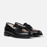 Hand-Painted Motif Penny Loafer - Men's
