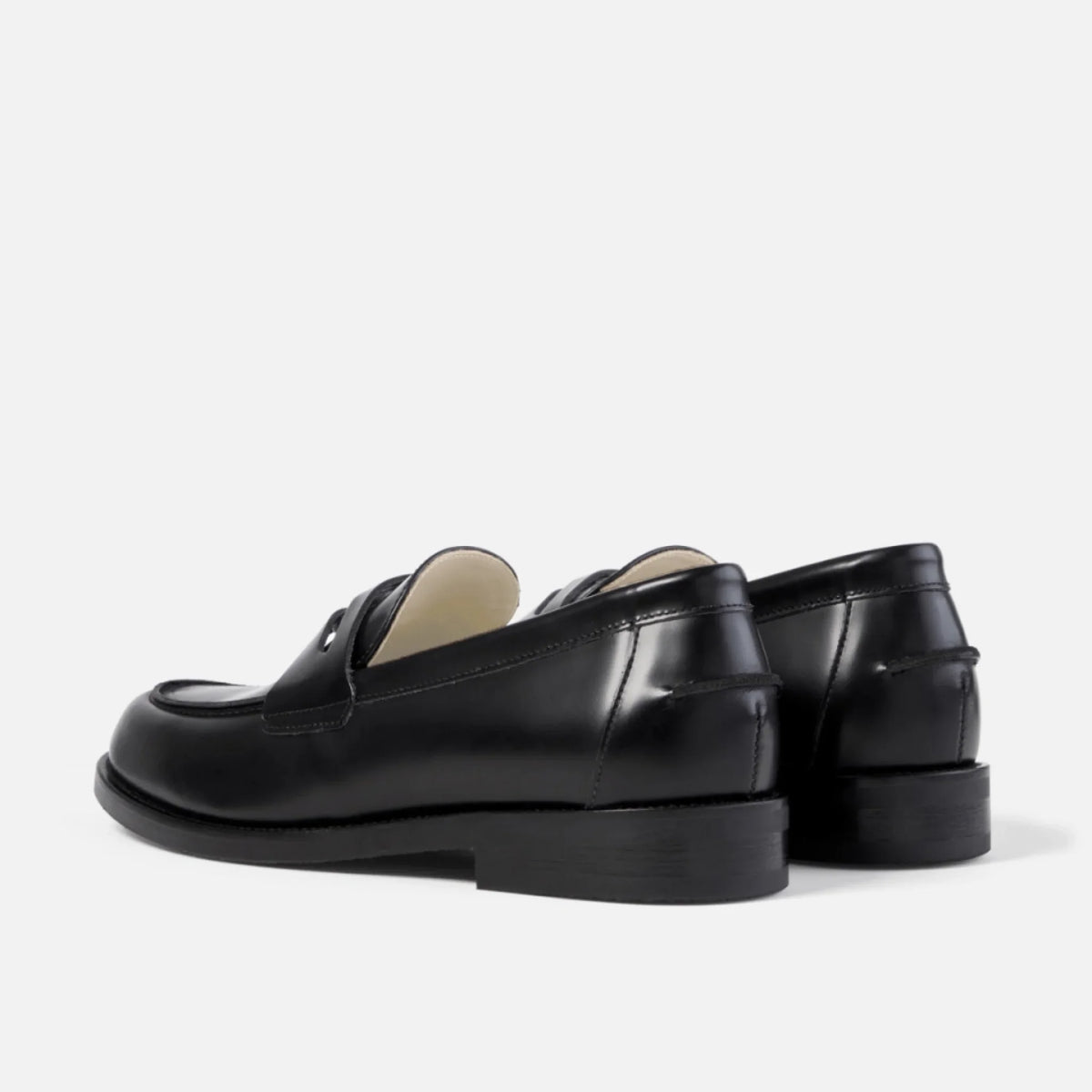 Hand-Painted Lettering Penny Loafer - Men's