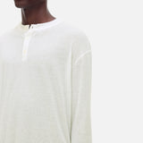 CB Relaxed White Henley