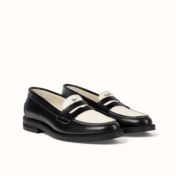 Hand-Painted Lettering Penny Loafer - Women's