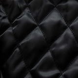 Plus Black Satin Bomber Jacket