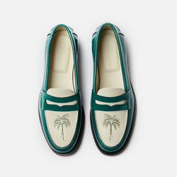 Wilde Forest Palm Tree Penny Loafer - Women's