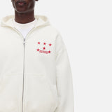 CB Last Temptation White Zipped Hoodie