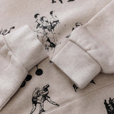 NY Sketch Oat Marl Hoodie