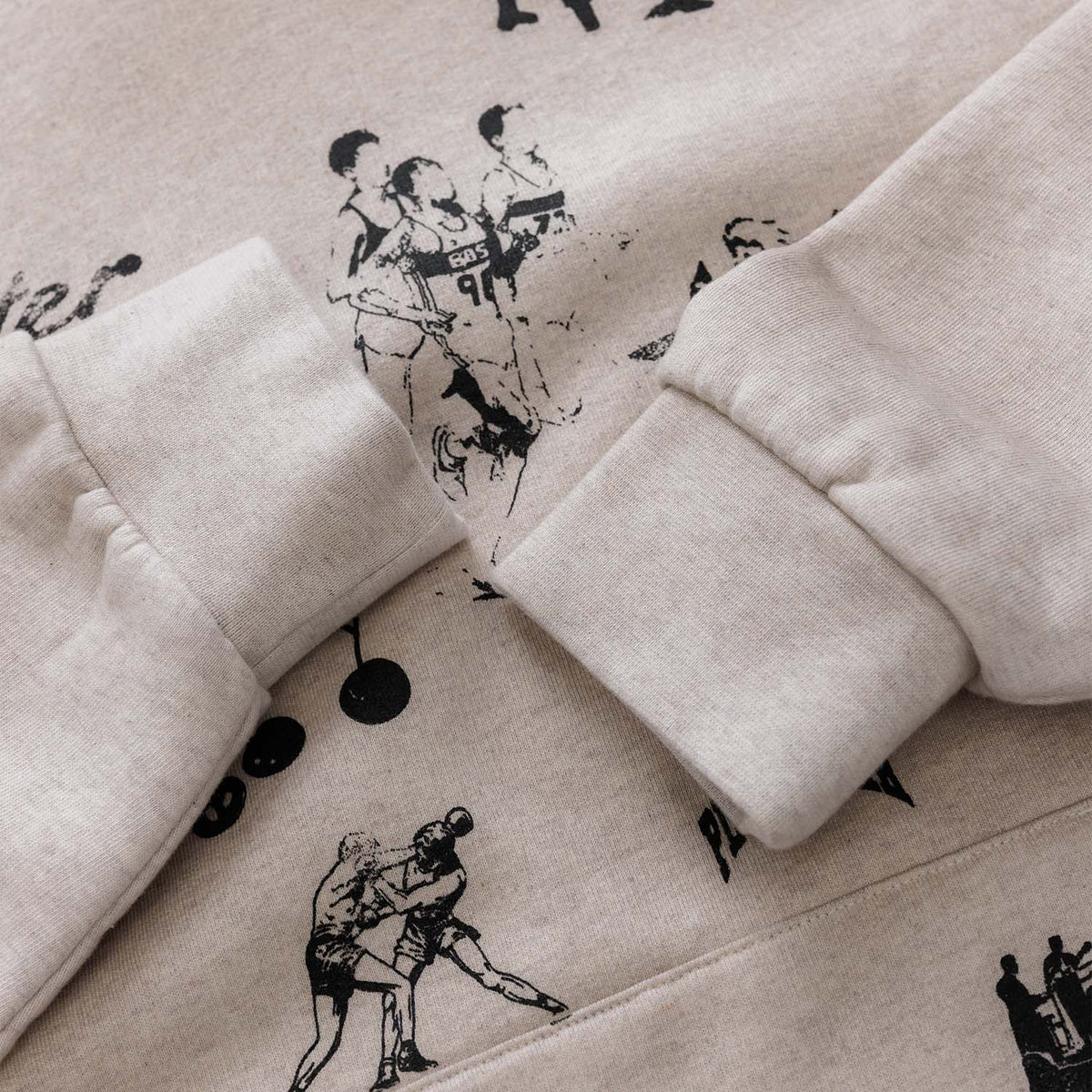 NY Sketch Oat Marl Hoodie