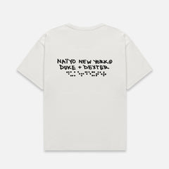 Naiyo NY Vintage White T-Shirt