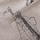 NY Sketch Oat Marl Hoodie