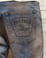 DR4 Trackside Washed Denim Blue Jeans