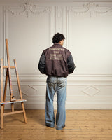 DR4 Trackside Vintage Mauve Bomber Jacket