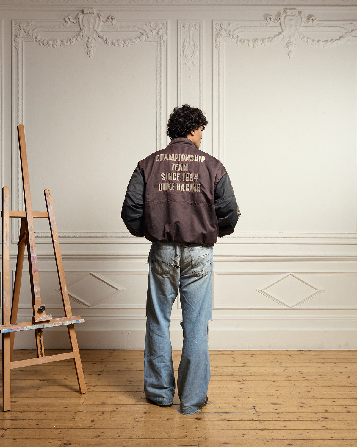 DR4 Trackside Vintage Mauve Bomber Jacket