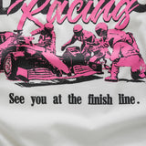 Alpine Formula One Team Pit Stop Vintage White T-Shirt