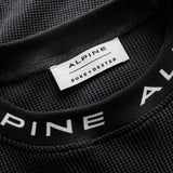 Alpine Formula One Team Washed Black Waffle Top
