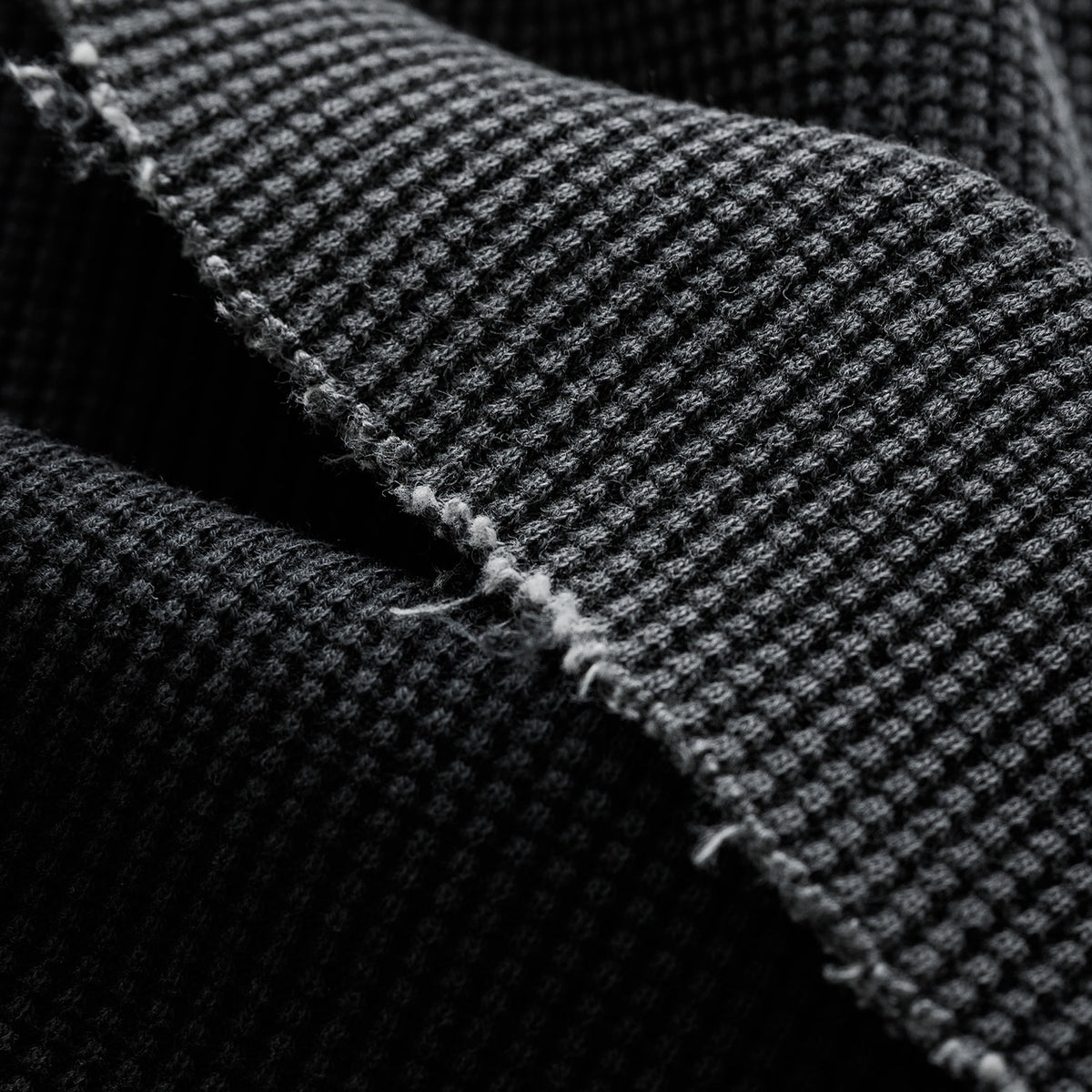 Alpine Formula One Team Washed Black Waffle Top