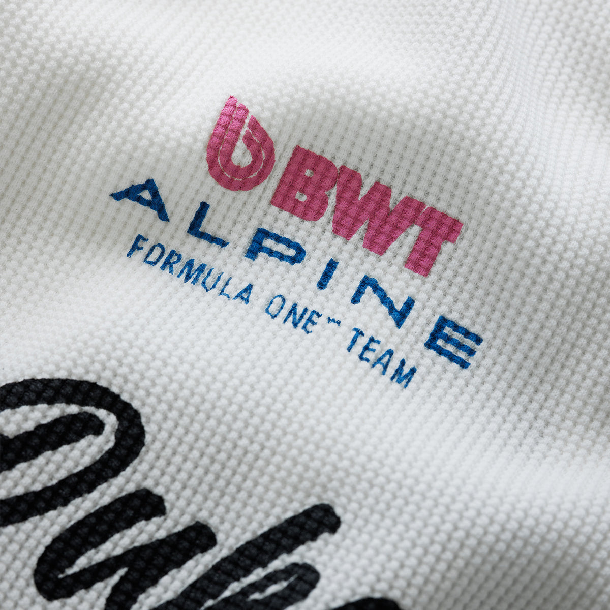 Alpine Formula One Team White Waffle Top