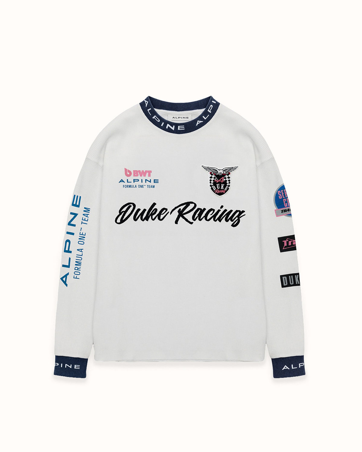 Alpine Formula One Team White Waffle Top
