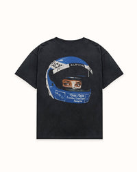 Alpine Formula One Team Helmet Washed Black T-Shirt