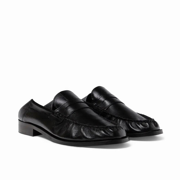 CB Black Foldable Ruched Loafer - Men's