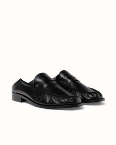 CB Black Foldable Ruched Loafer - Men's