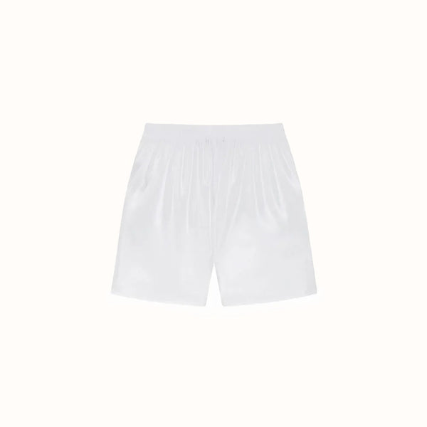 CB Emblem White Shorts