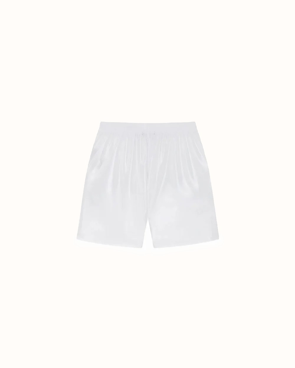 CB Emblem White Shorts