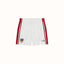 CB Angelo White + Red Shorts