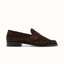 CB Brown Suede Ruched Loafer - Men's