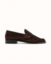 CB Brown Suede Ruched Loafer - Men's