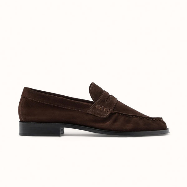 CB Brown Suede Ruched Loafer - Men's, view 5