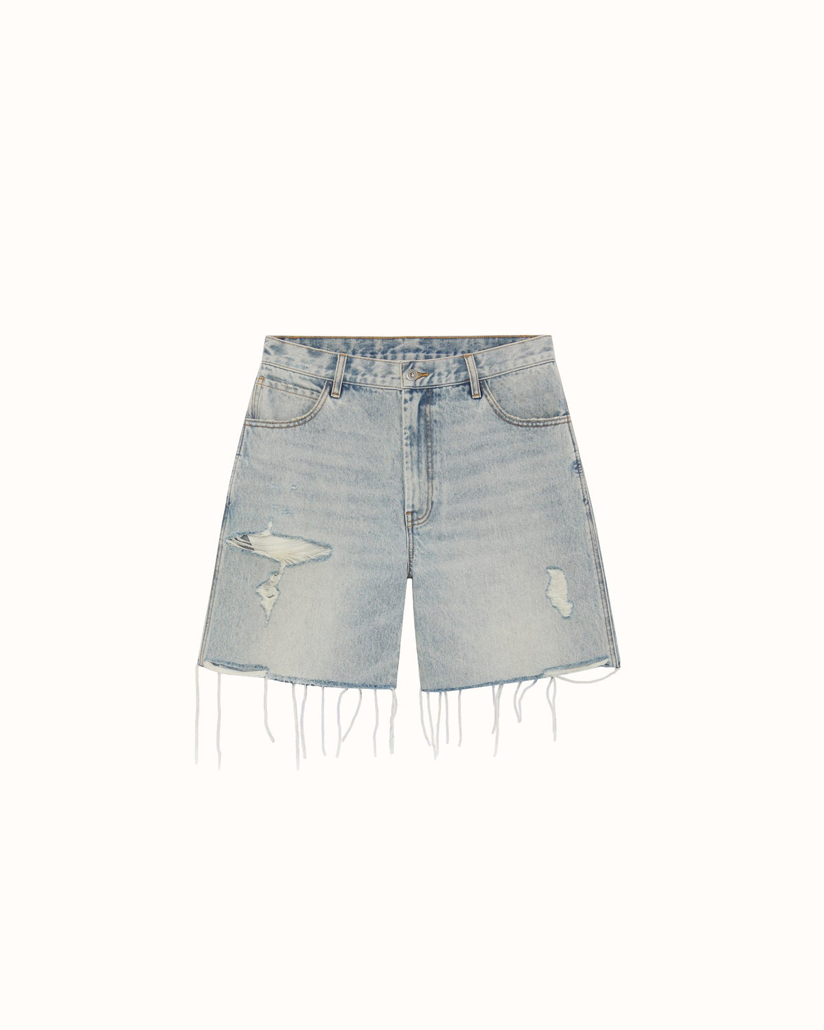 CB Distressed Cut Denim Shorts