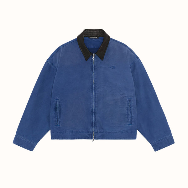 CB Emblem Trucker Blue Jacket