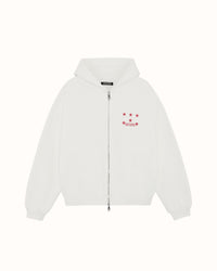 CB Last Temptation White Zipped Hoodie