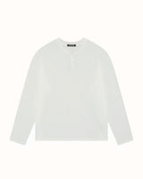 CB Relaxed White Henley