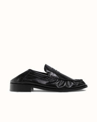 CB Black Foldable Ruched Loafer - Men's