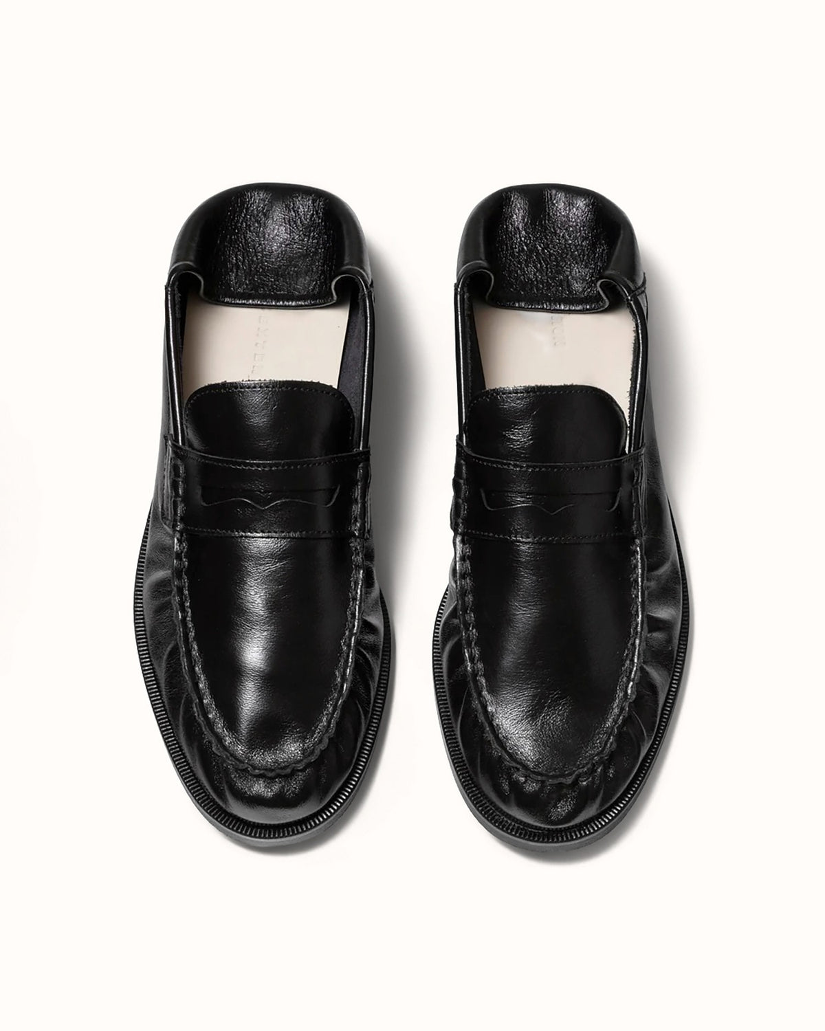 CB Black Foldable Ruched Loafer - Men's