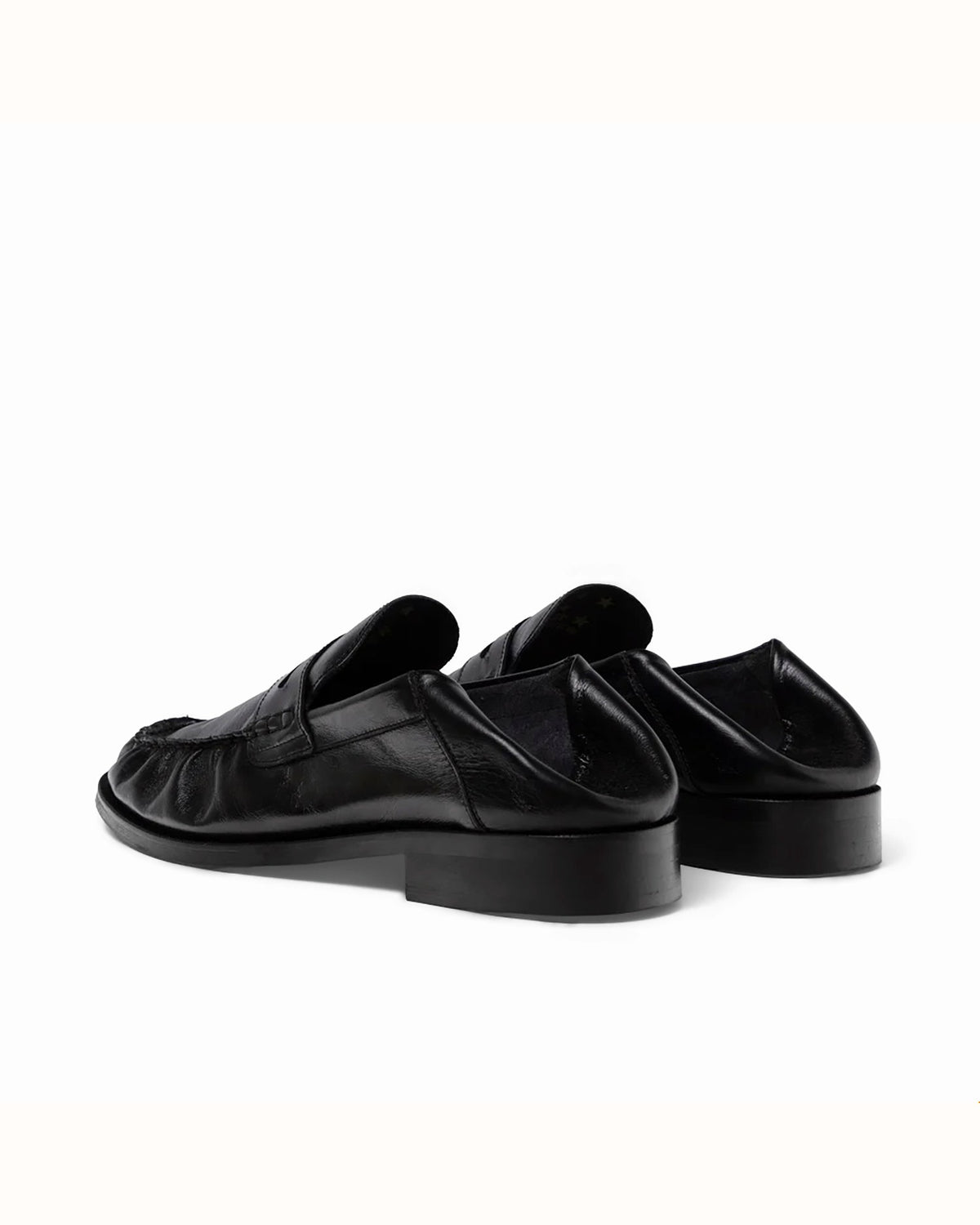 CB Black Foldable Ruched Loafer - Men's