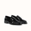 CB Black Ruched Loafer - Women's