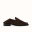 CB Brown Suede Foldable Ruched Loafer - Men's