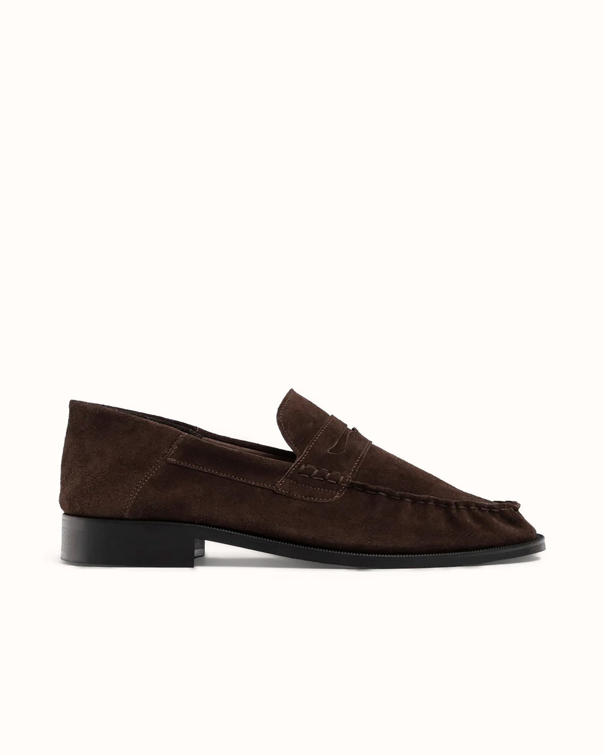 CB Brown Suede Foldable Ruched Loafer - Men's