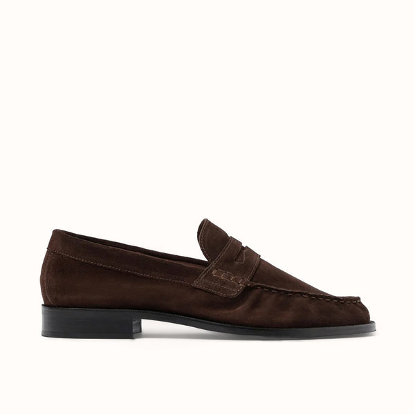 CB Brown Suede Ruched Loafer - Men's