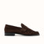 CB Brown Suede Ruched Loafer - Men's