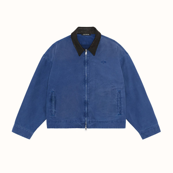 CB Emblem Trucker Blue Jacket
