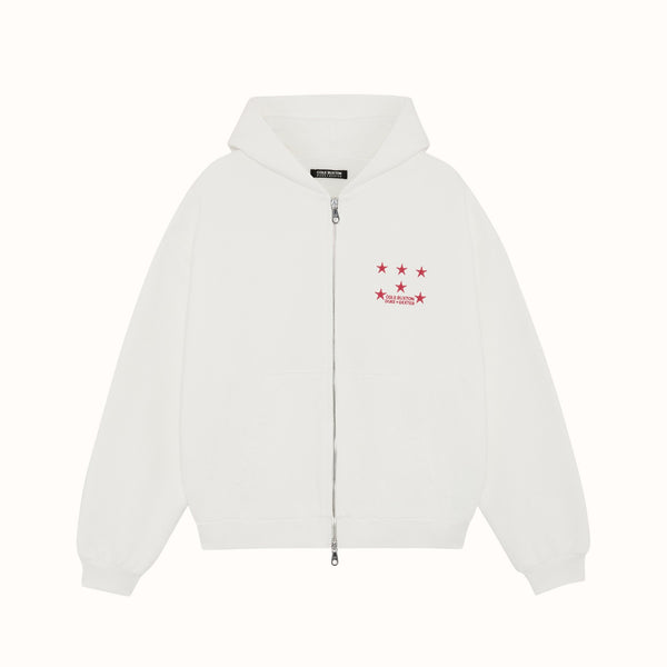 CB Last Temptation White Zipped Hoodie