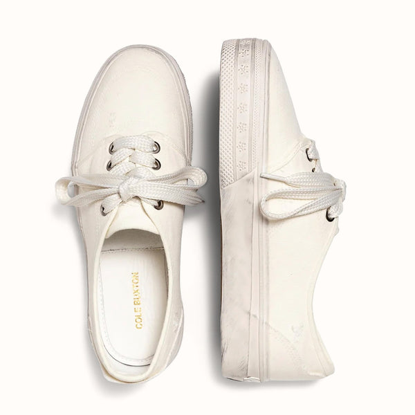 CB Vintage White Skate Sneaker - Men's